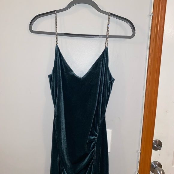 Velvet maxi dress with rhinestone sleeves from the & Other Stories. - Picture 2 of 8